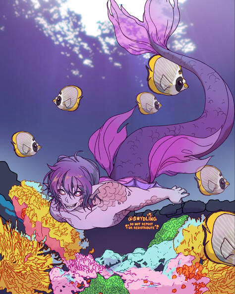 Gift Art for PurpleFishBones, 2020